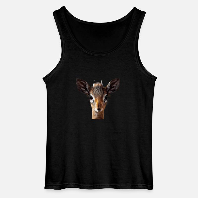 Antilope, Dik - Gildan Männer Tank Top - Schwarz
