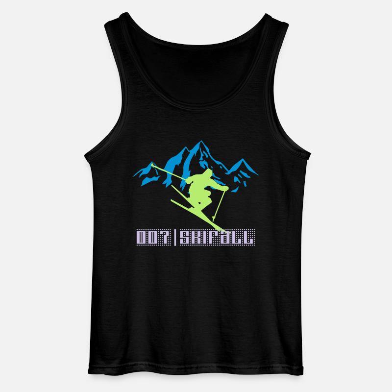 Skifall 007 - Gildan Männer Tank Top - Schwarz