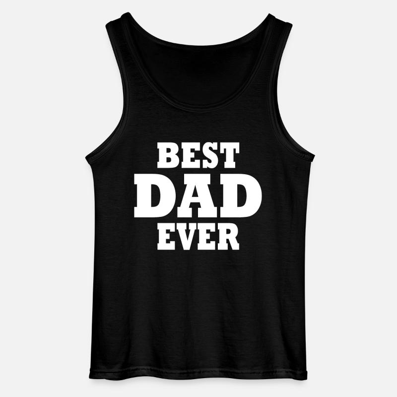 Best dad ever - Gildan Männer Tank Top - Schwarz