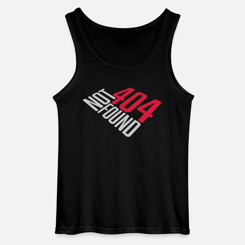 404 not found Error - Gildan Männer Tank Top - Schwarz