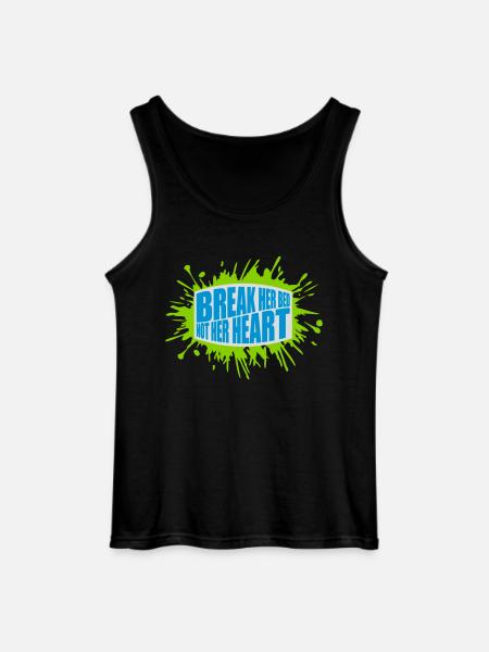 break her bed Quote - Gildan Men’s Tank Top - black