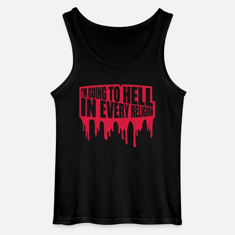 im going to hell - Gildan Männer Tank Top - Schwarz