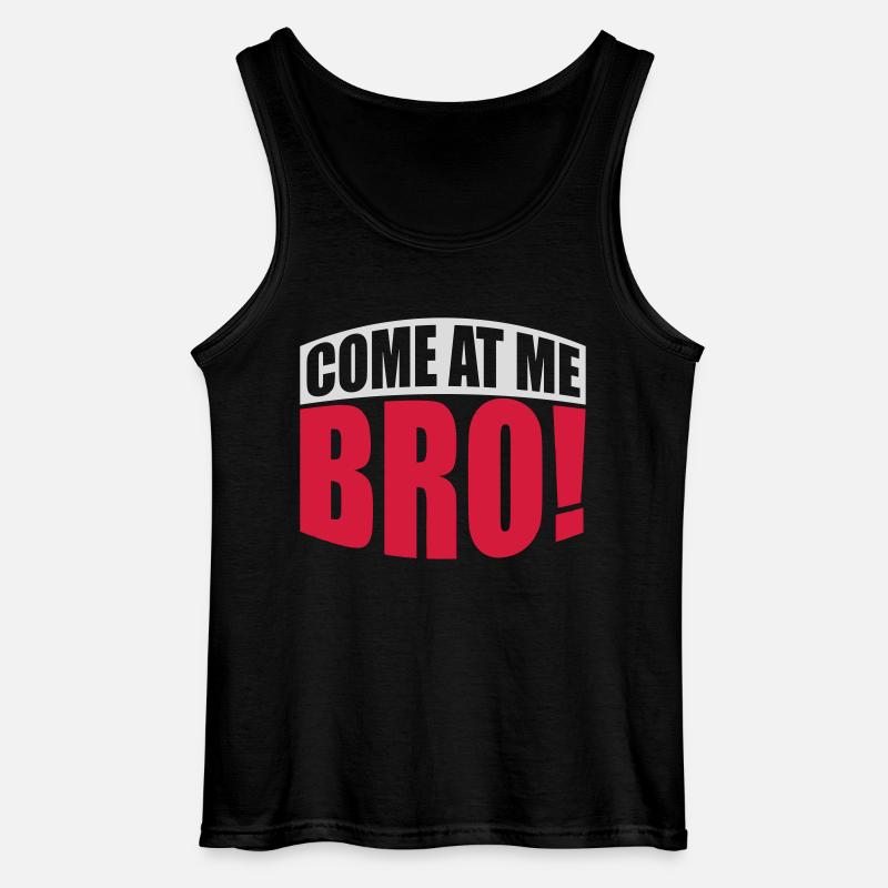 Viens à moi bro - Débardeur Gildan Homme - noir