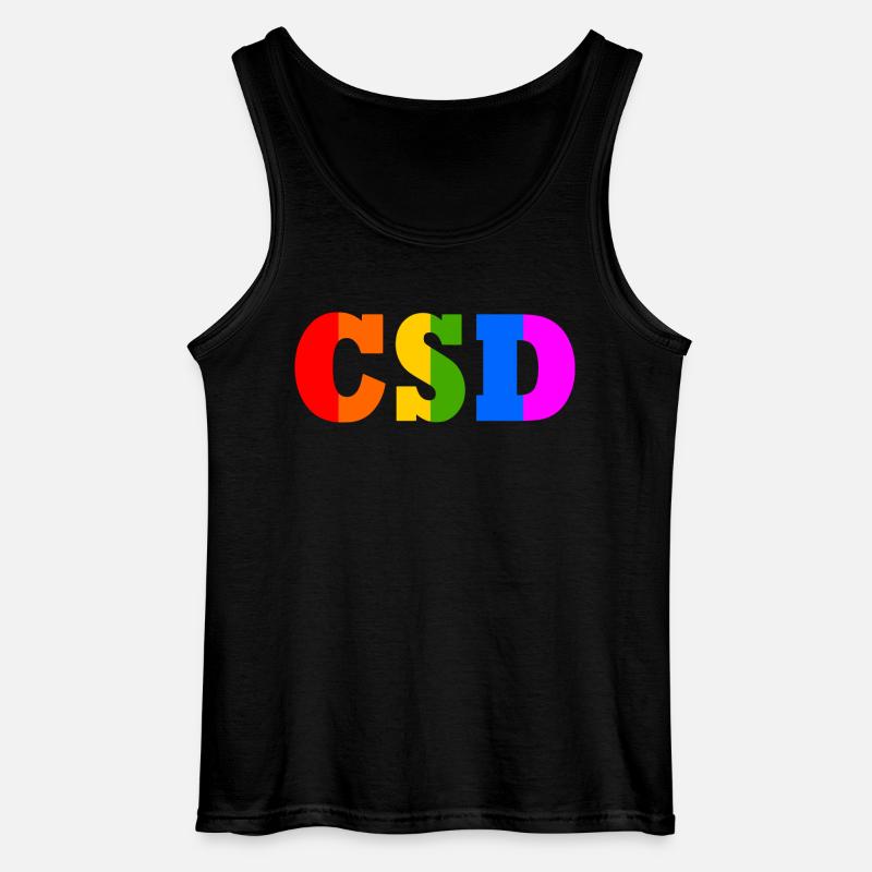 Csd - Gildan Männer Tank Top - Schwarz