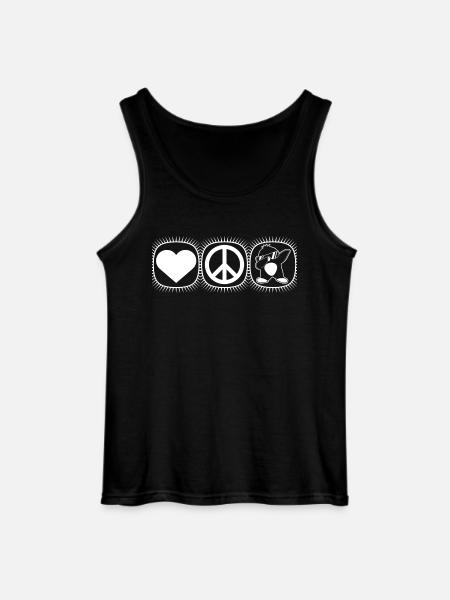 Kærlighed Fred pingviner Funny Dab Cool Penguin Dabbing - Gildan tanktop til mænd - sort