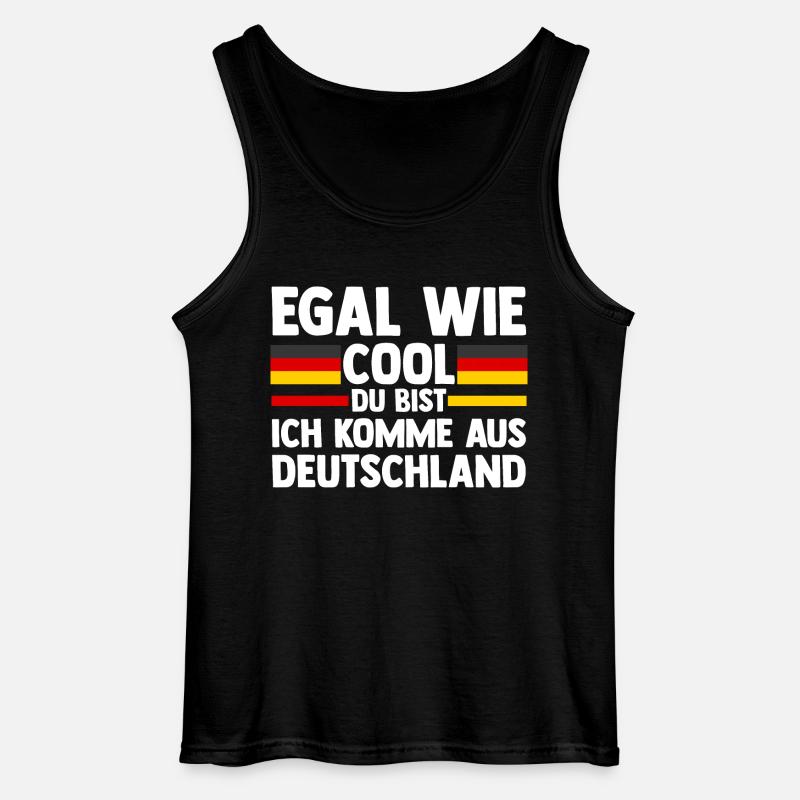 German German Germany - Gildan Men’s Tank Top - black