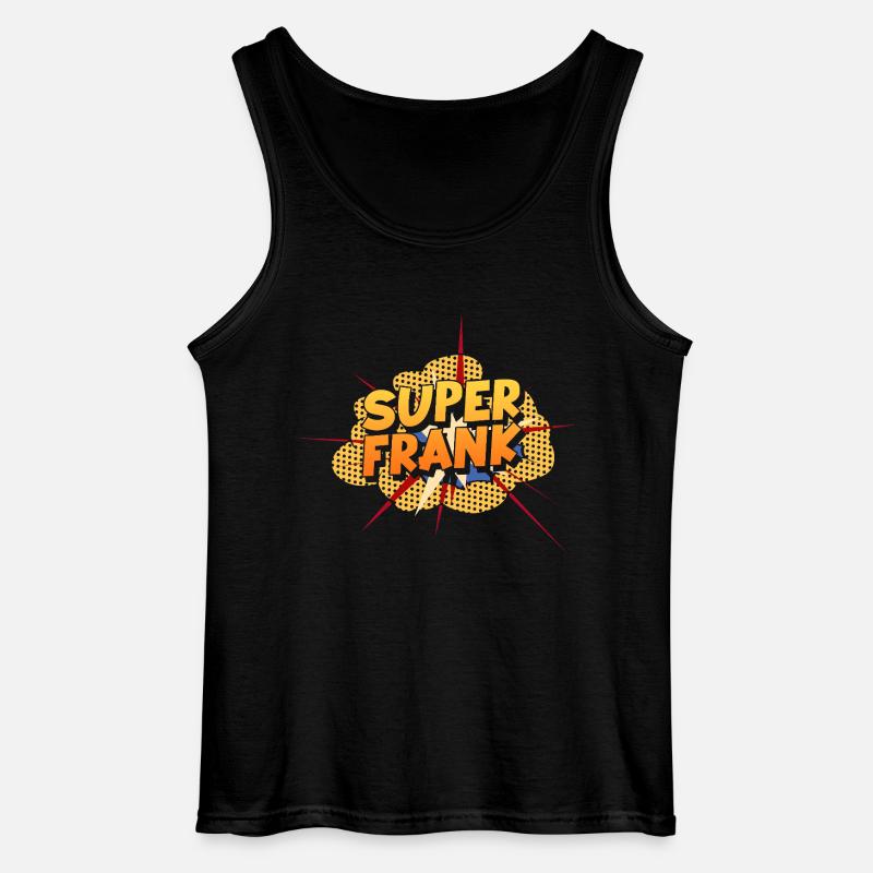 Frank - Gildan Männer Tank Top - Schwarz