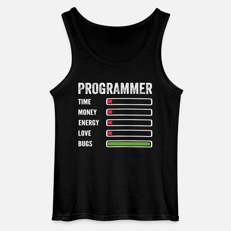 développeur humour programmeur codeur code - Débardeur Gildan Homme - noir