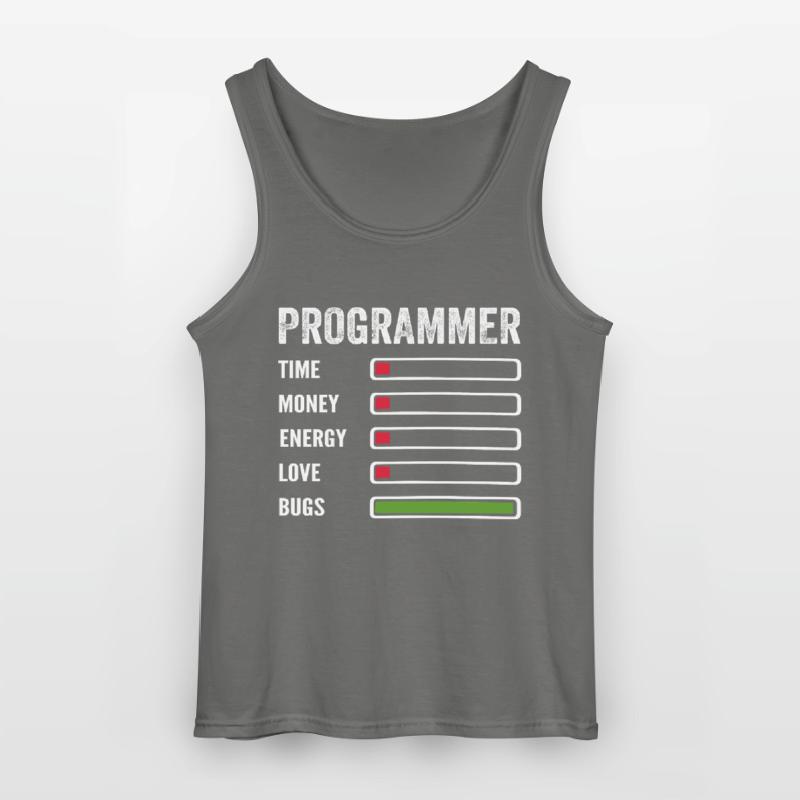 Developer Humor Programmer Coder Gildan Men’s Tank Top