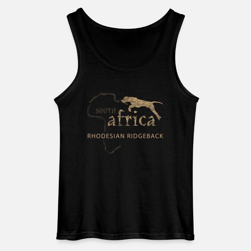 Rhodesian Ridgeback DD - Gildan Männer Tank Top - Schwarz