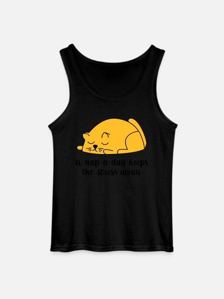 sleep - Gildan Men’s Tank Top - black