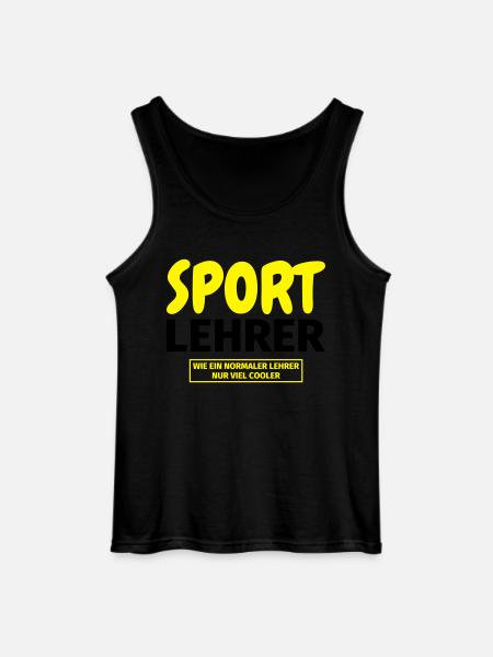 Sportlehrer Geschenk - Gildan Männer Tank Top - Schwarz