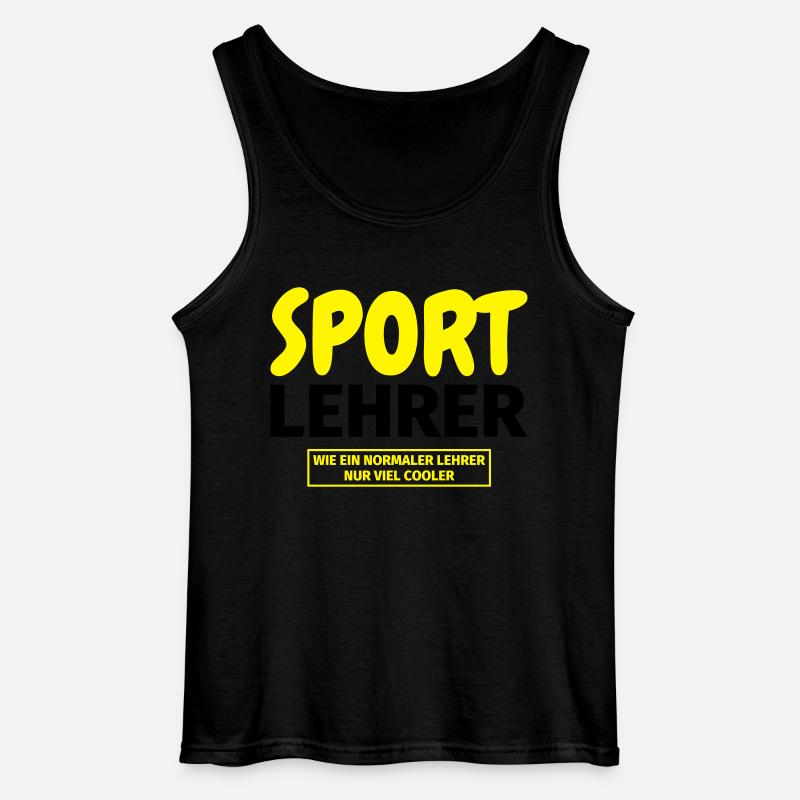 Sportlehrer Geschenk - Gildan Männer Tank Top - Schwarz