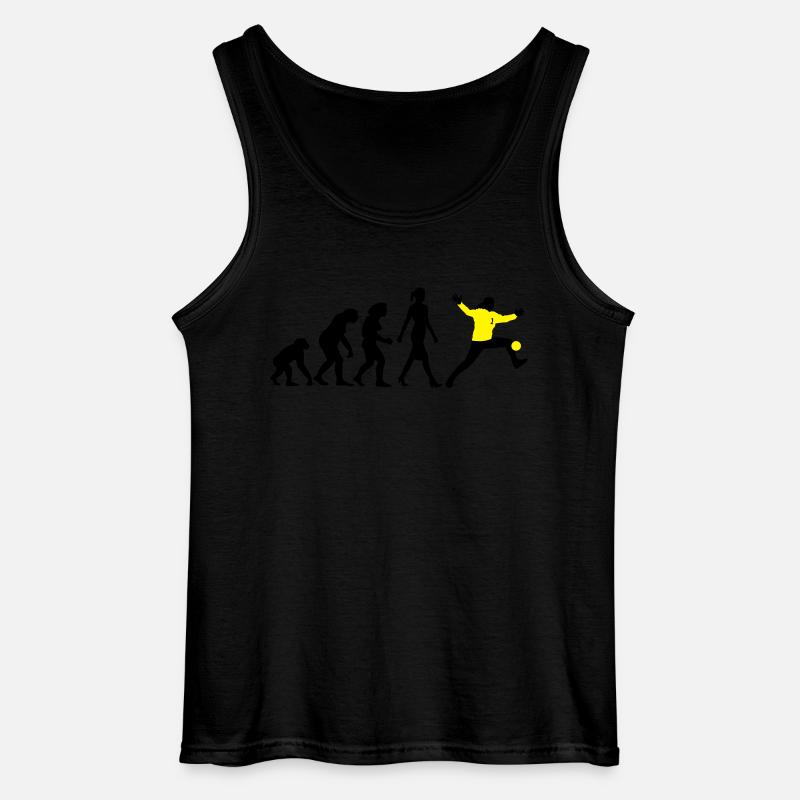Evolution Handball Torhueterin - Gildan Männer Tank Top - Schwarz