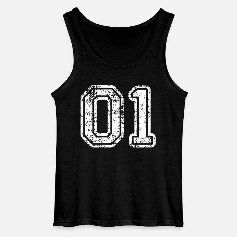 01 - Gildan Männer Tank Top - Schwarz