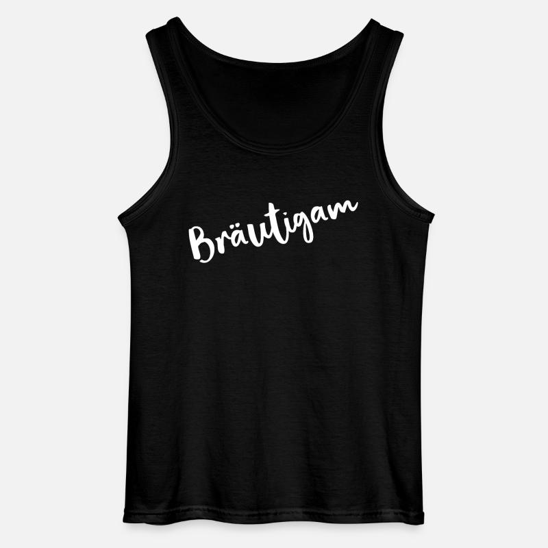 bräutigam - Gildan Männer Tank Top - Schwarz