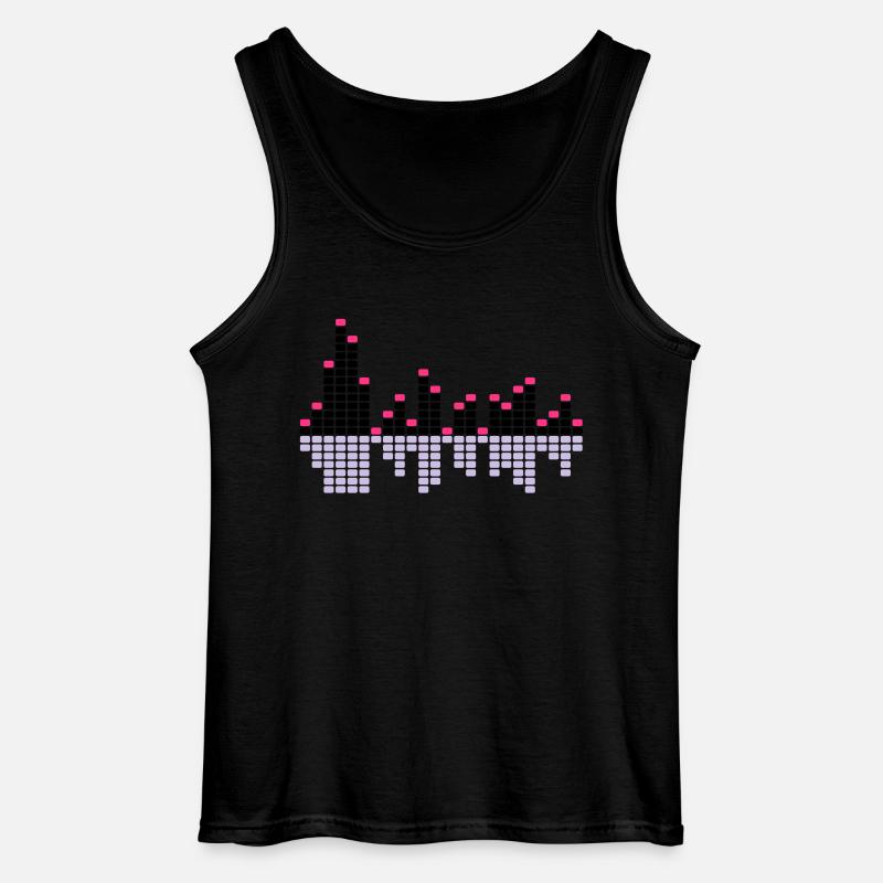 Equalizer1 3c - Gildan Männer Tank Top - Schwarz