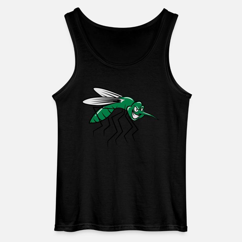 Mücke witzig comic - Gildan Männer Tank Top - Schwarz