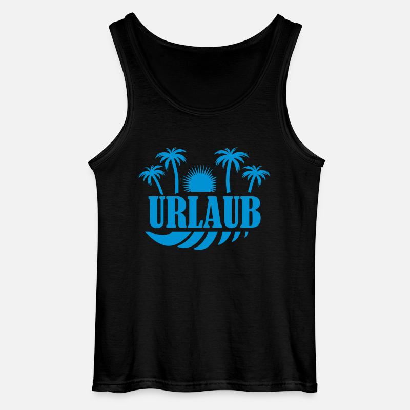 urlaub_001 - Gildan Männer Tank Top - Schwarz