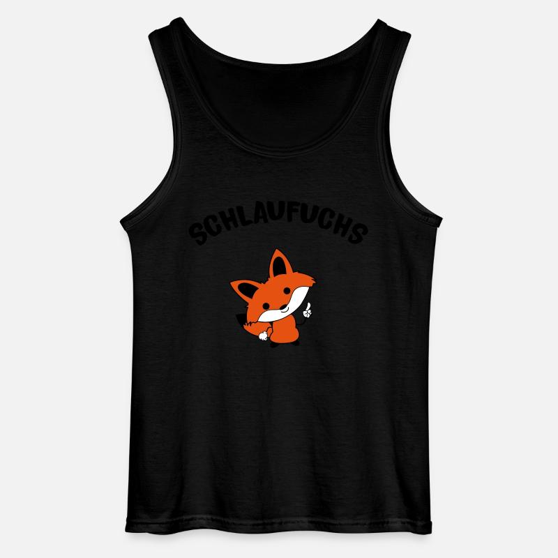 schlaufuchs_02 - Gildan Männer Tank Top - Schwarz