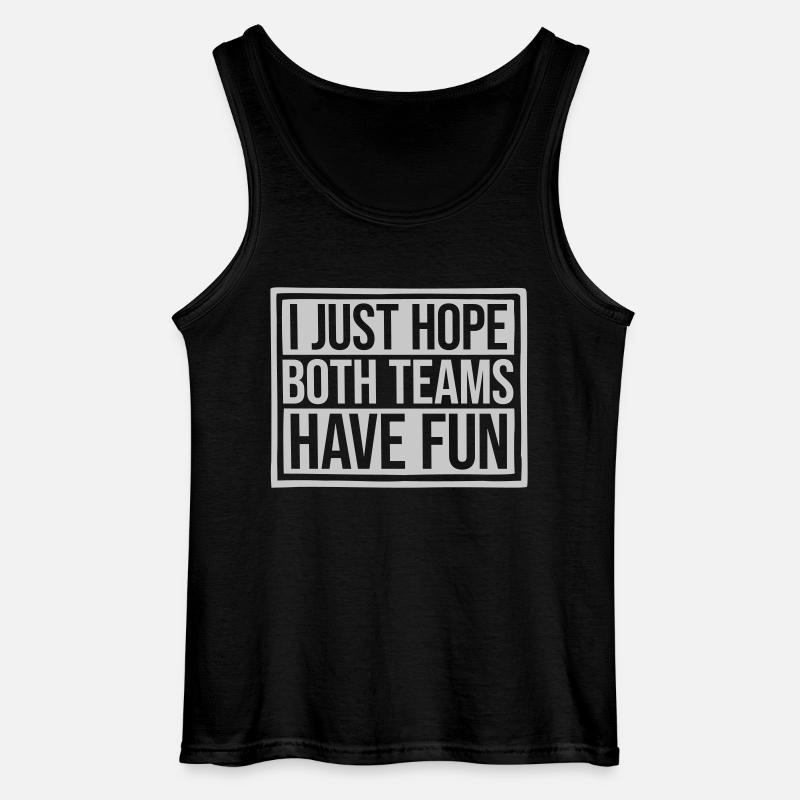 Both Teams Have Fun - Gildan Männer Tank Top - Schwarz