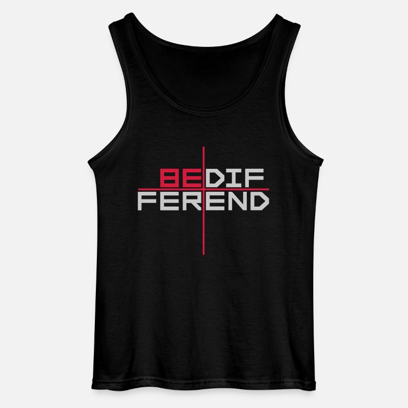 Be different Logo Design - Gildan Men’s Tank Top - black