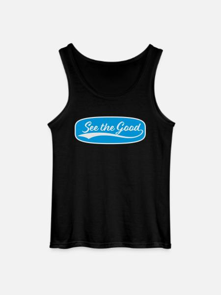 see the good quote - Gildan Men’s Tank Top - black