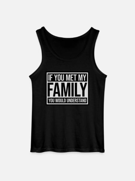 you would understand quote - Gildan Men’s Tank Top - black
