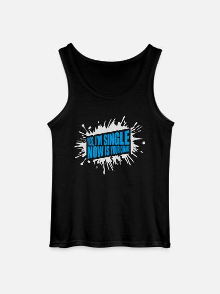 single now your chance - Gildan Men’s Tank Top - black