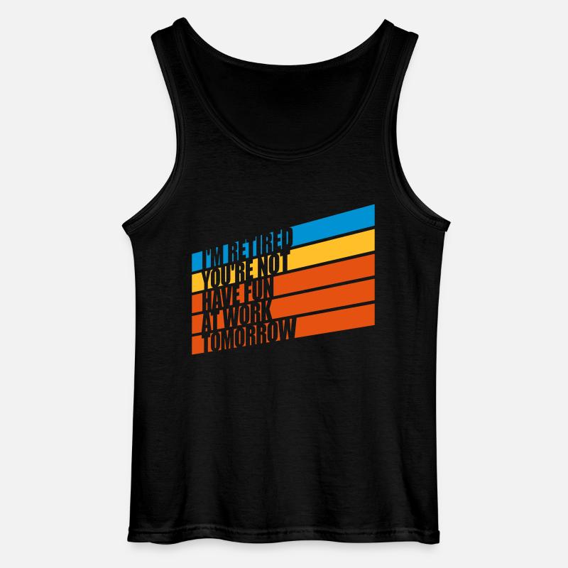 have fun at work - Gildan Männer Tank Top - Schwarz
