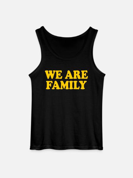 We are family - Gildan Men’s Tank Top - black