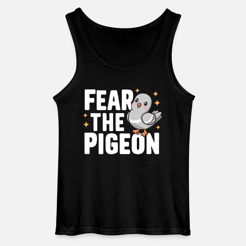 Taube Tauben Tier Vogel - Gildan Männer Tank Top - Schwarz