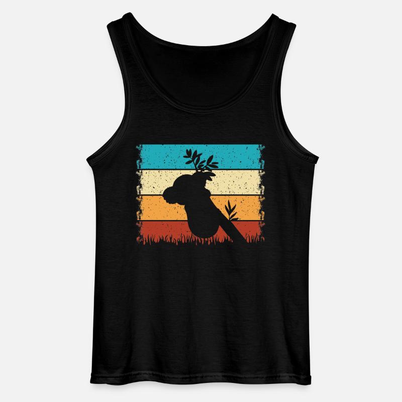 Koala - Gildan Männer Tank Top - Schwarz