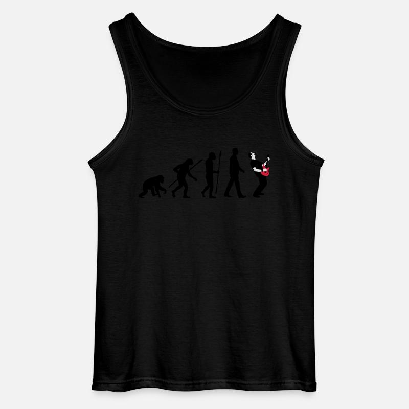 evolution_rocks_032012_n_3c - Gildan Männer Tank Top - Schwarz