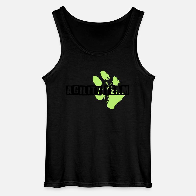 AgilityTeam - Gildan Männer Tank Top - Schwarz