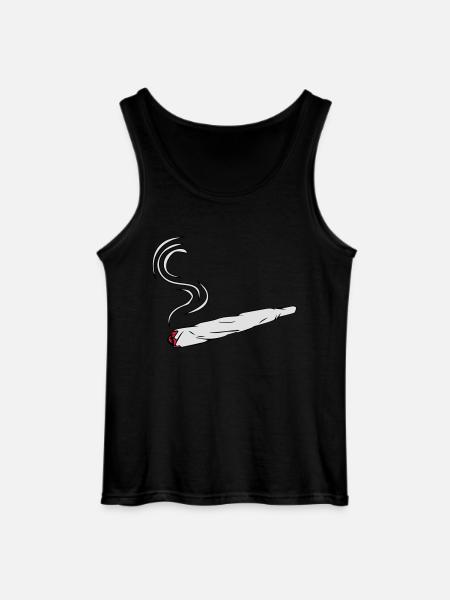Kiffen joint design - Gildan Men’s Tank Top - black