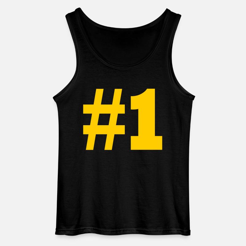1 - Gildan Männer Tank Top - Schwarz
