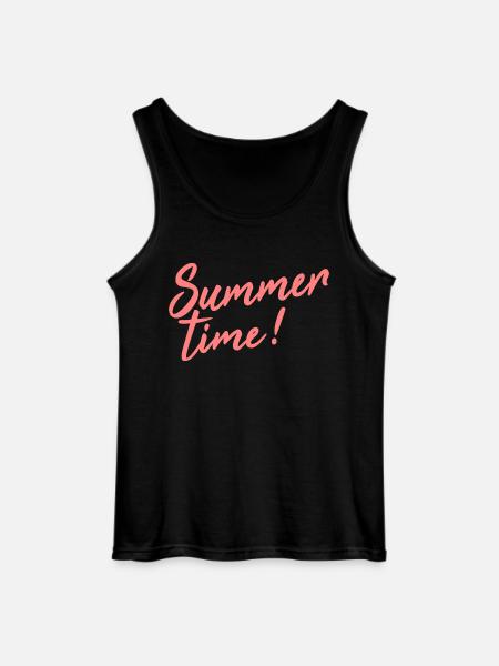 summer time - Gildan Männer Tank Top - Schwarz