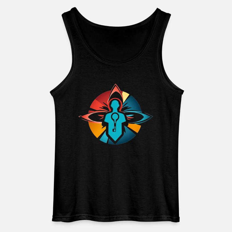 Logo - Gildan Männer Tank Top - Schwarz