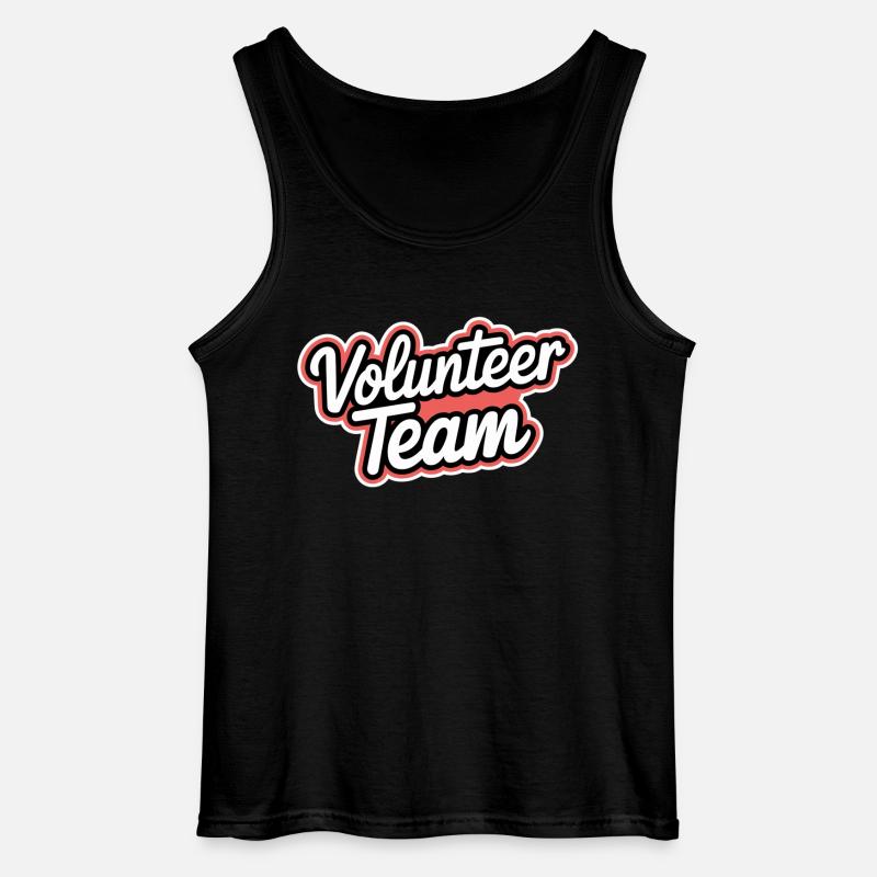 Volunteer Team 15 - Gildan Männer Tank Top - Schwarz