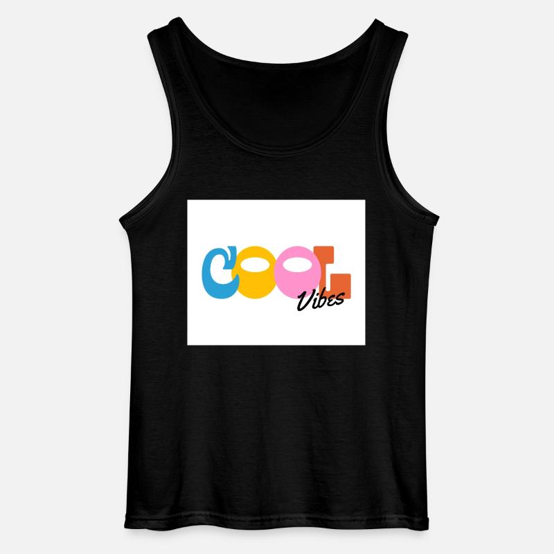 Cool Vibes - Gildan Männer Tank Top - Schwarz