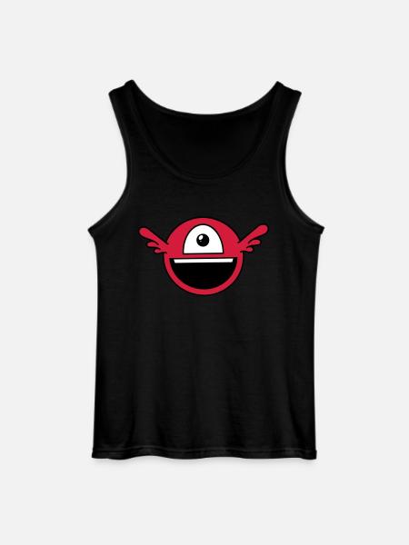 Funny one-eyed alien - Gildan Men’s Tank Top - black