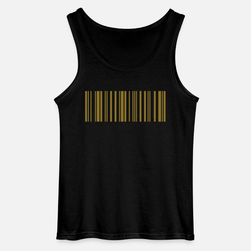 BARCODE Maria - Gildan Männer Tank Top - Schwarz