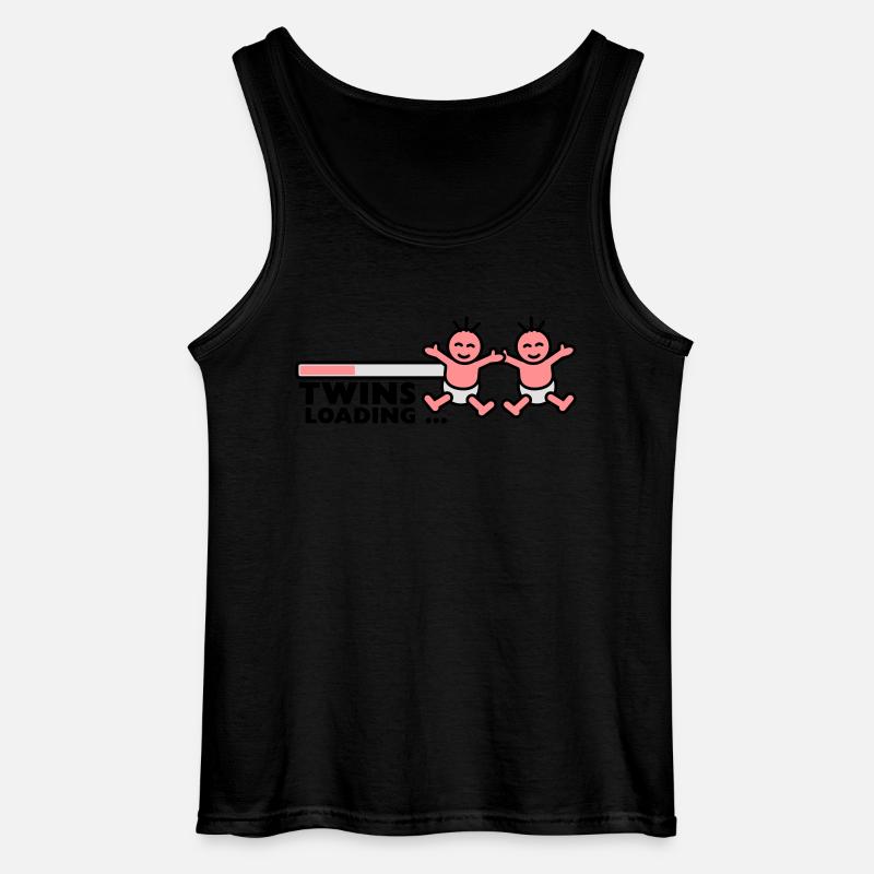 Twins Loading - Gildan Männer Tank Top - Schwarz
