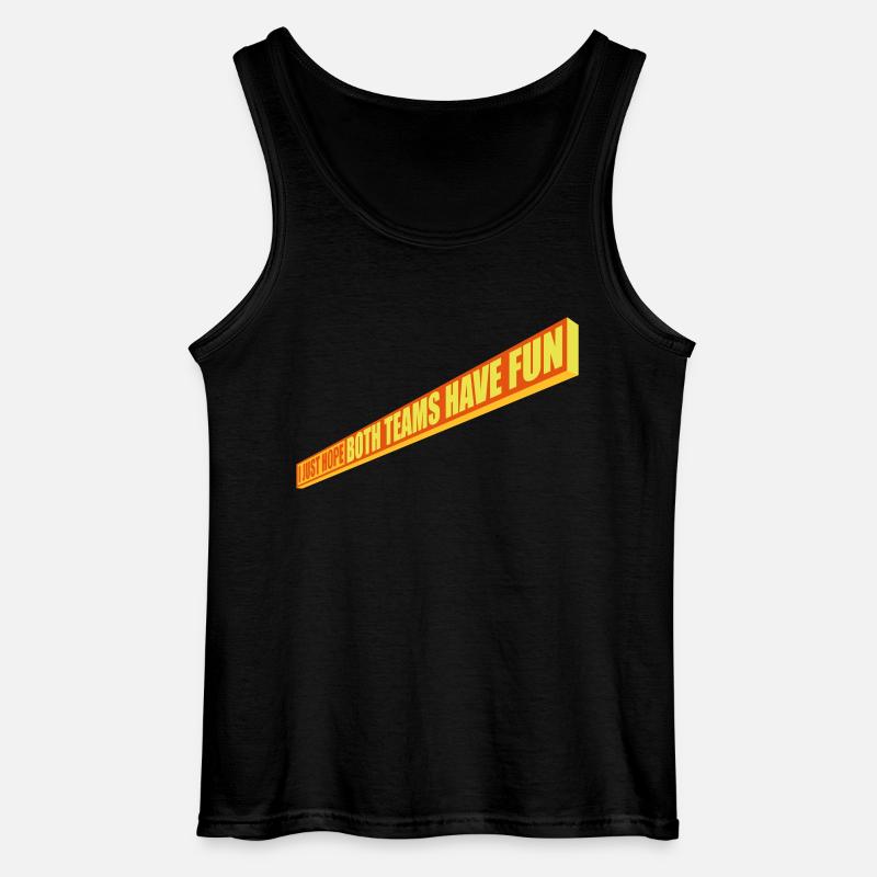 Both Teams Have Fun - Gildan Männer Tank Top - Schwarz