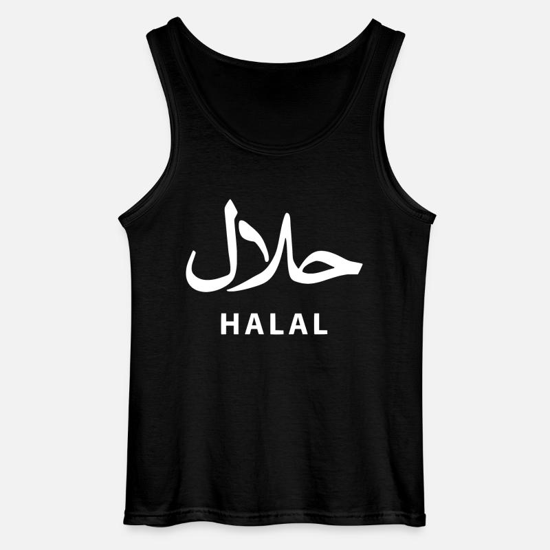 Halal - Gildan Männer Tank Top - Schwarz
