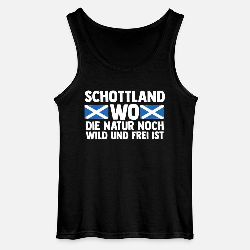 Schotten Schottisch Schottland - Gildan Männer Tank Top - Schwarz