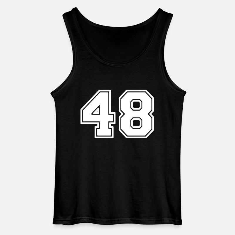 48 - Gildan Männer Tank Top - Schwarz