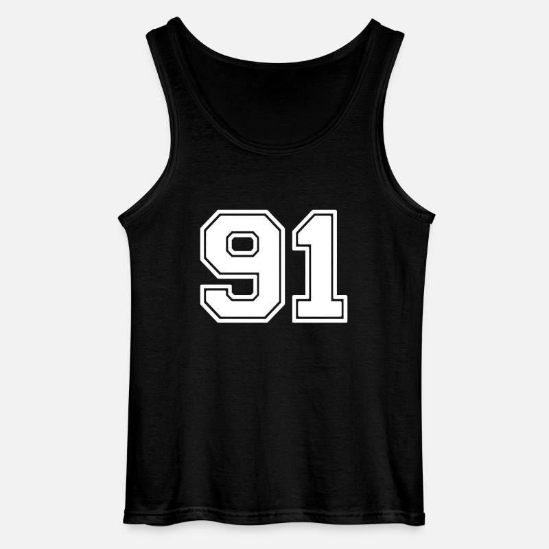 91 - Gildan Männer Tank Top - Schwarz