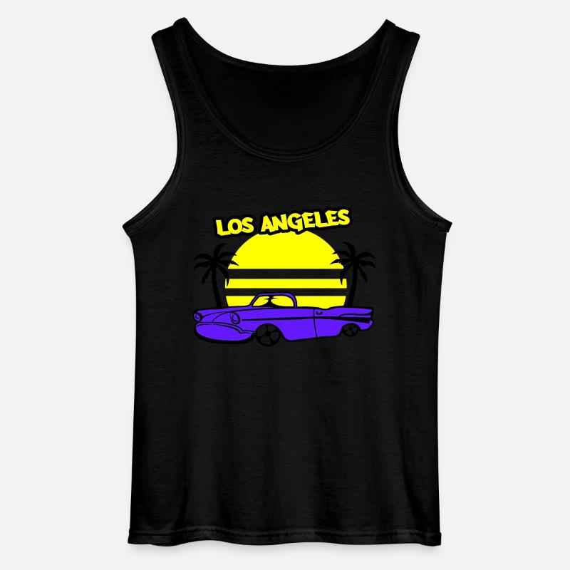 los angeles lowrider - Gildan Männer Tank Top - Schwarz